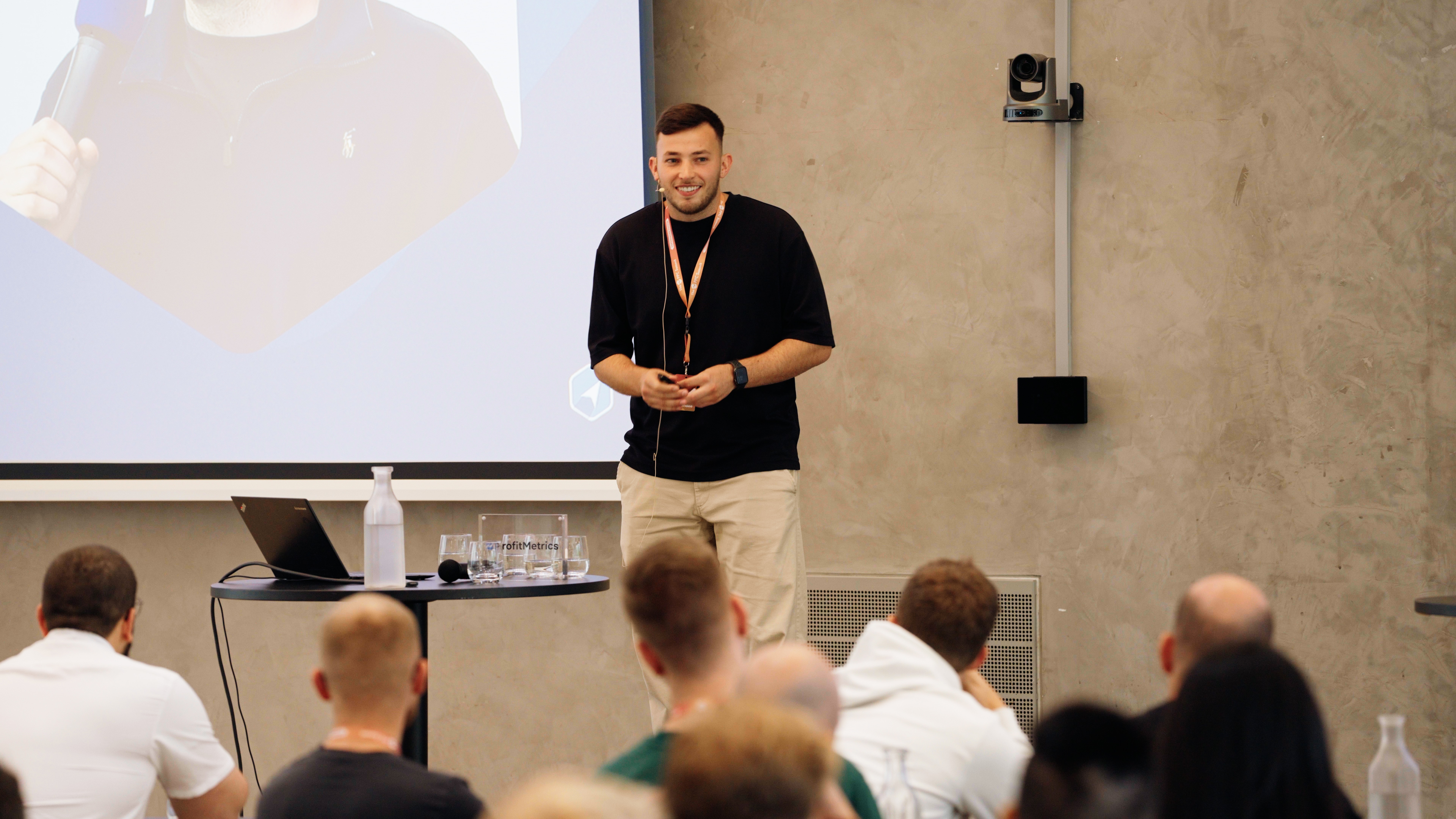 Taylor presenting at PPC Hub Summit, Copenhagen 2025